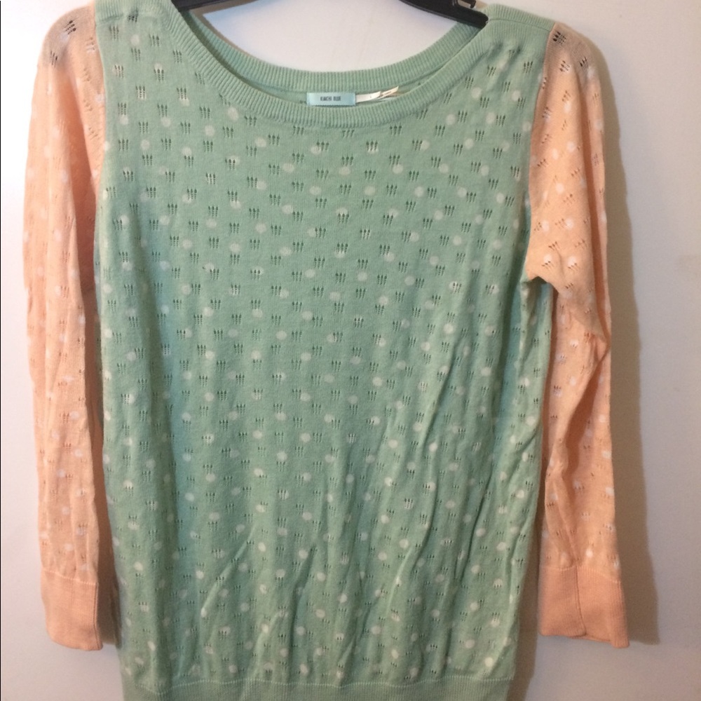 Adorable Kimchi Blue Pointelle Sweater - Sz M/L